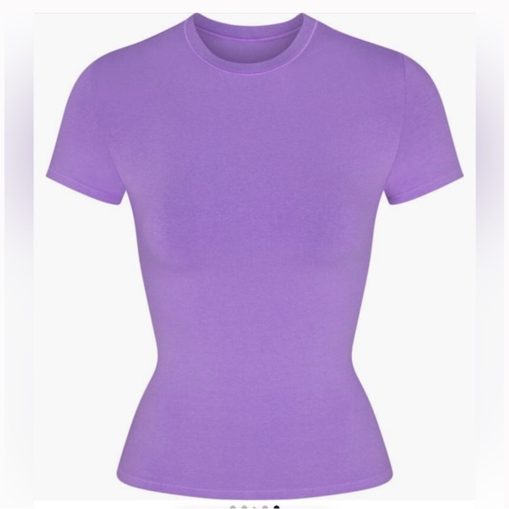 SKIMS Cotton Jersey T-Shirt Color Purple Size Small